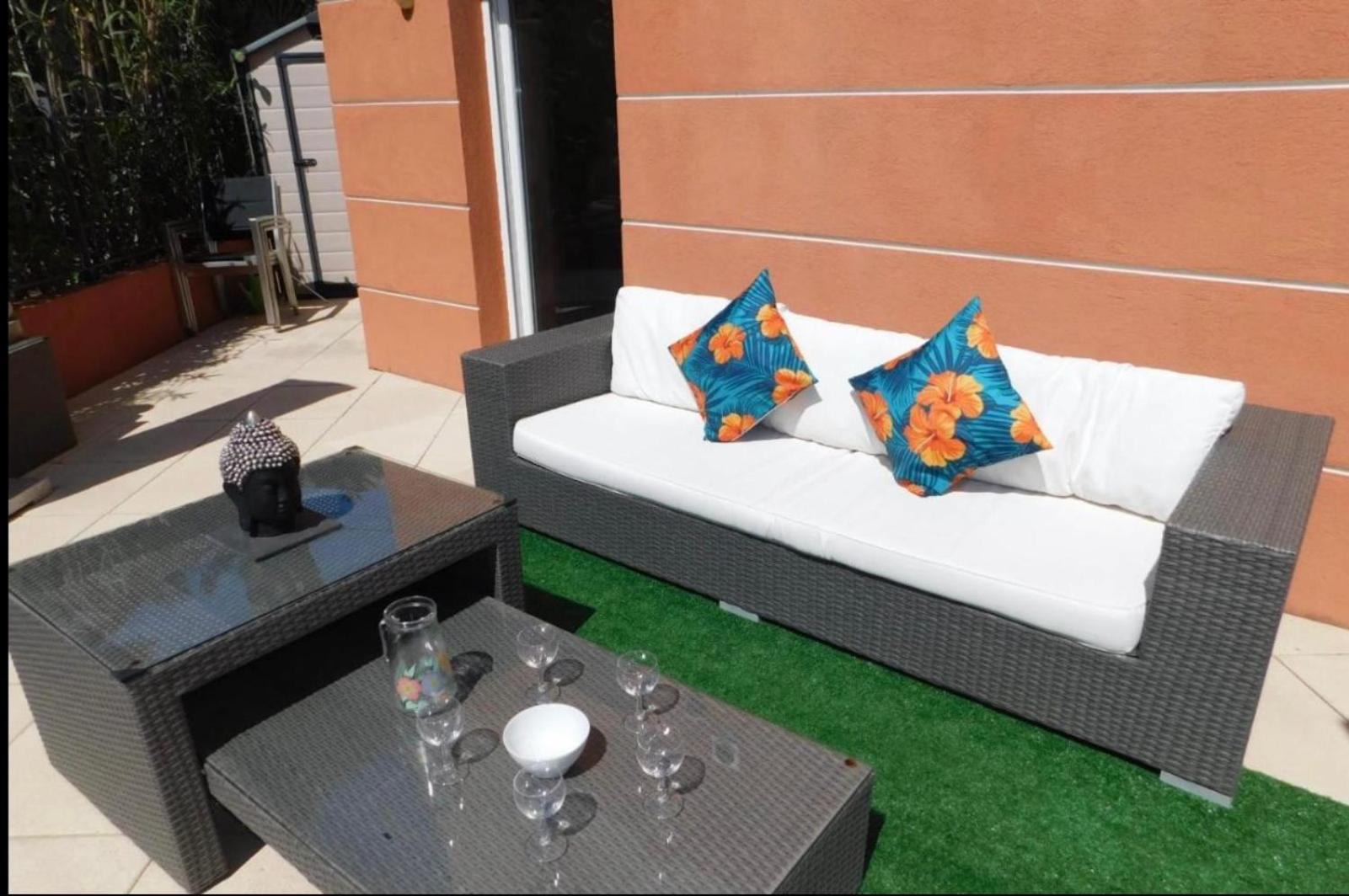 Proche Mer 3P+40M2 Terrasse Antibes Exteriör bild